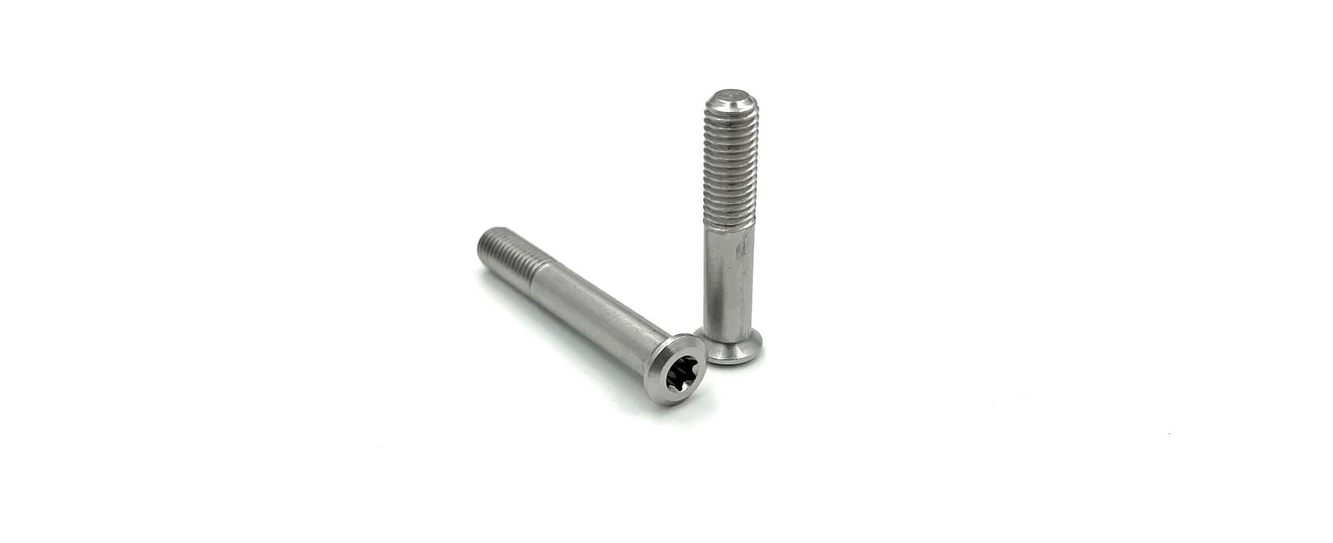 Custom Torx Drive 416 Stainless Flat Socket Head Gun Production Bolts Engineered Custom Bolts