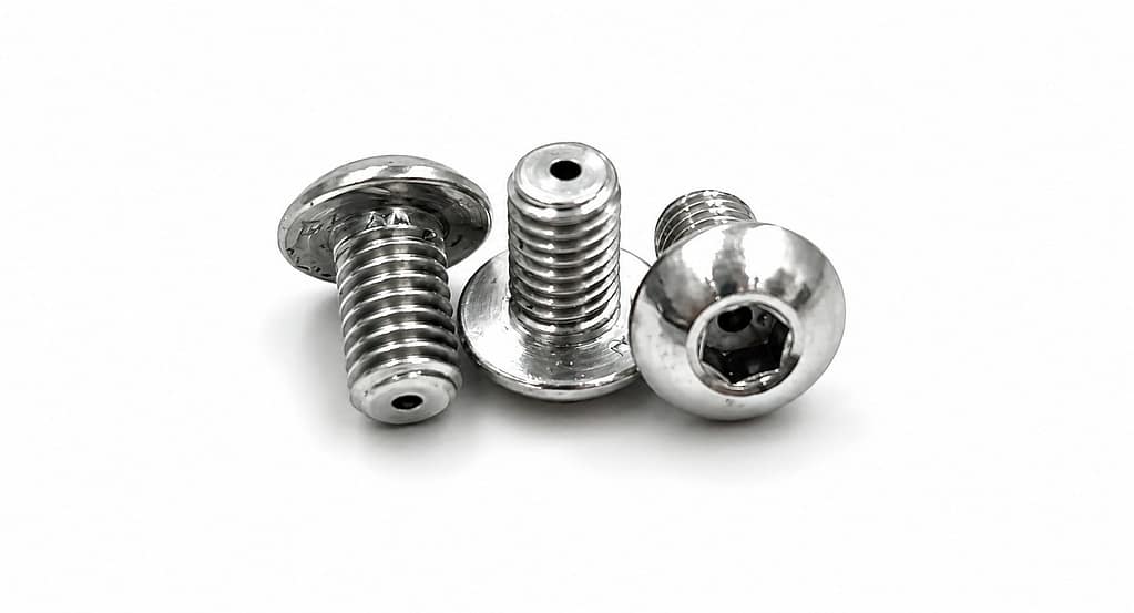 custom aluminum button head vented screw manufacturers