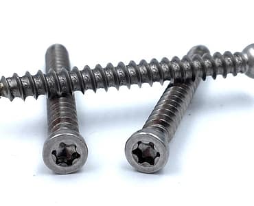 Custom 6-Lobe Wood Screws – 316 Stainless Steel