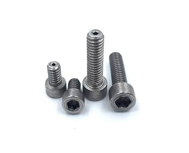 Custom Vented Screws In Invar 36 Material