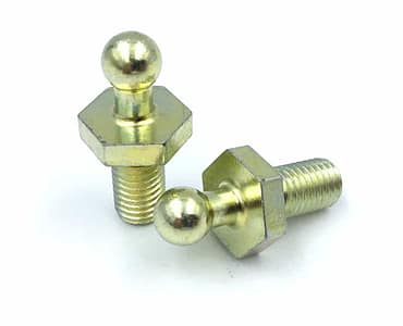 Custom Automotive Ball Studs – 1215 Steel, Zinc Yellow