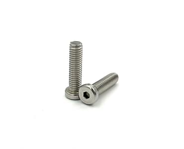 Custom Low Profile Socket Head Screws in Stainless Steel