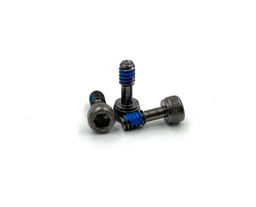 Custom Black Nickel Socket Captive Screws