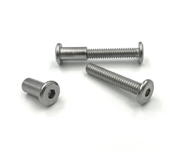 Custom Stainless Barrel Nuts and Barrel Bolts