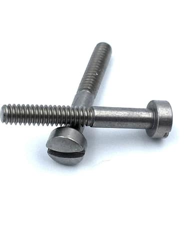 Custom Slotted Fillister Screws – 303 Stainless