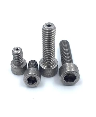 Custom Vented Screws In Invar 36 Material