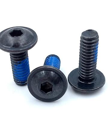 Custom Button Flange Socket Cap Screws – 8-32 X .50 In Grade 2 Steel With Nylon Patch