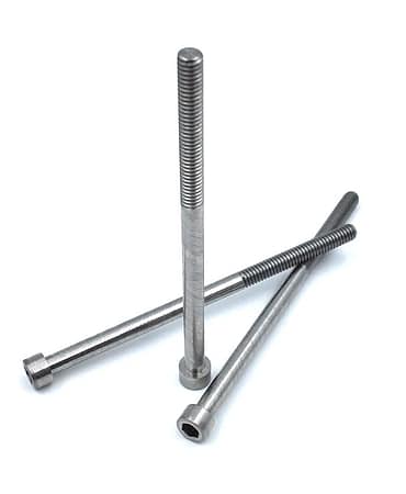 Custom Long 316 Stainless Steel Screws – 8-32 X 3 Socket Head Cap Screws
