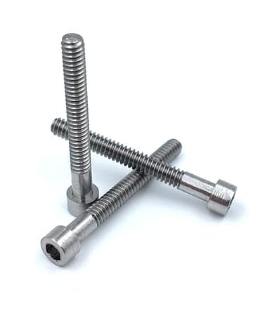 Custom 316 Stainless Steel Shoulder Screws – 4-40 X 1
