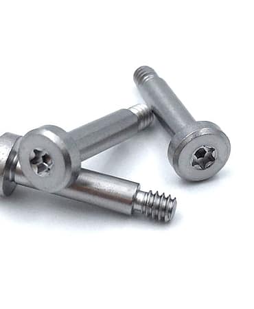 Custom 6-Lobe (Torx Alternative) Shoulder Screws in 416 Stainless Steel