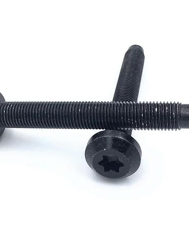 Custom Grade 8 Torx Round Head Bolts With Black Zinc