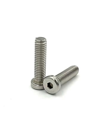 Custom Low Profile Socket Head Screws in Stainless Steel