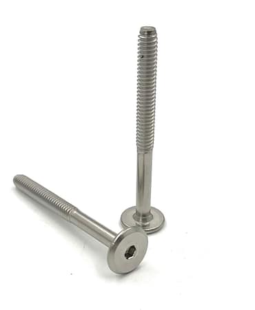Custom Low Profile Stainless Flat Head Bolts