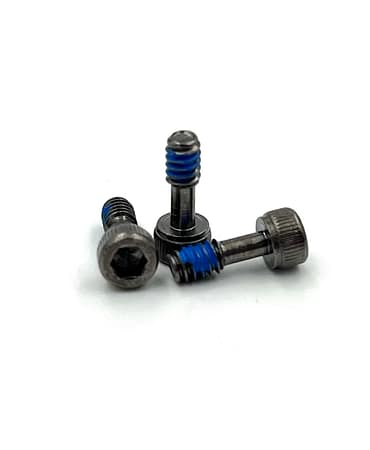 Custom Black Nickel Socket Captive Screws