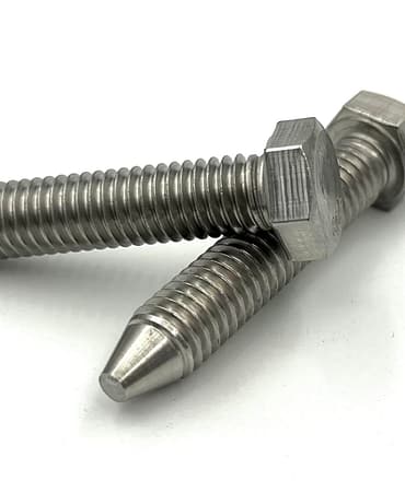Custom Stainless Steel Cone Point Hex Bolts